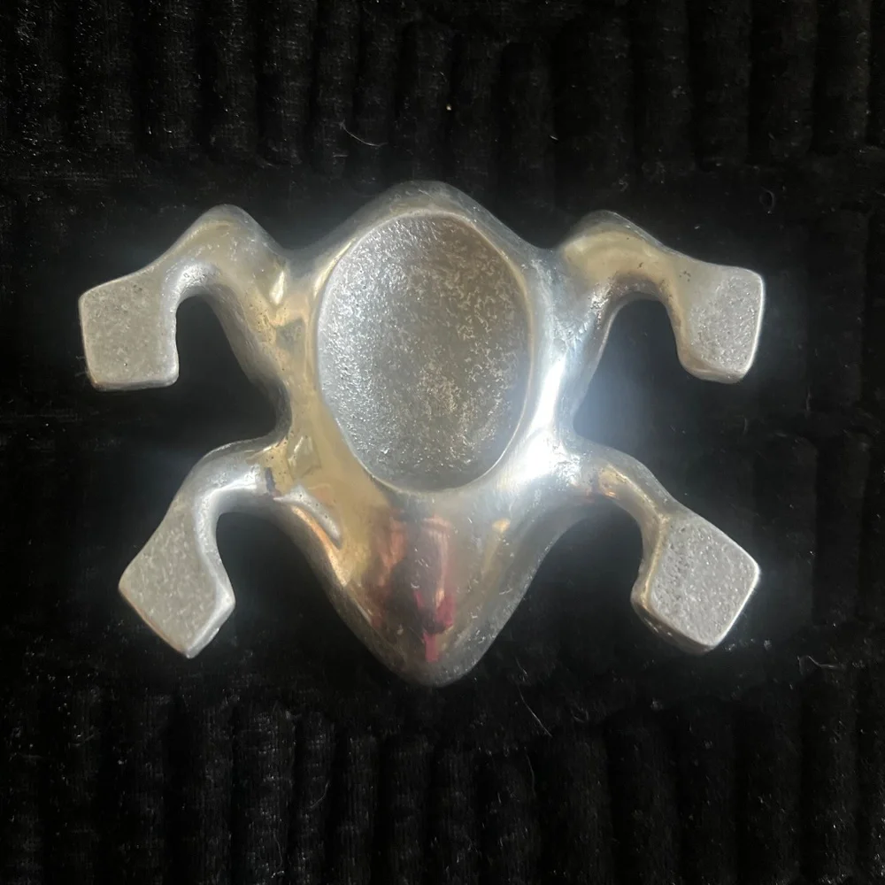 Frog Tea Light Candle Holder from Restoration HDW plus Wire Beaded Frog!